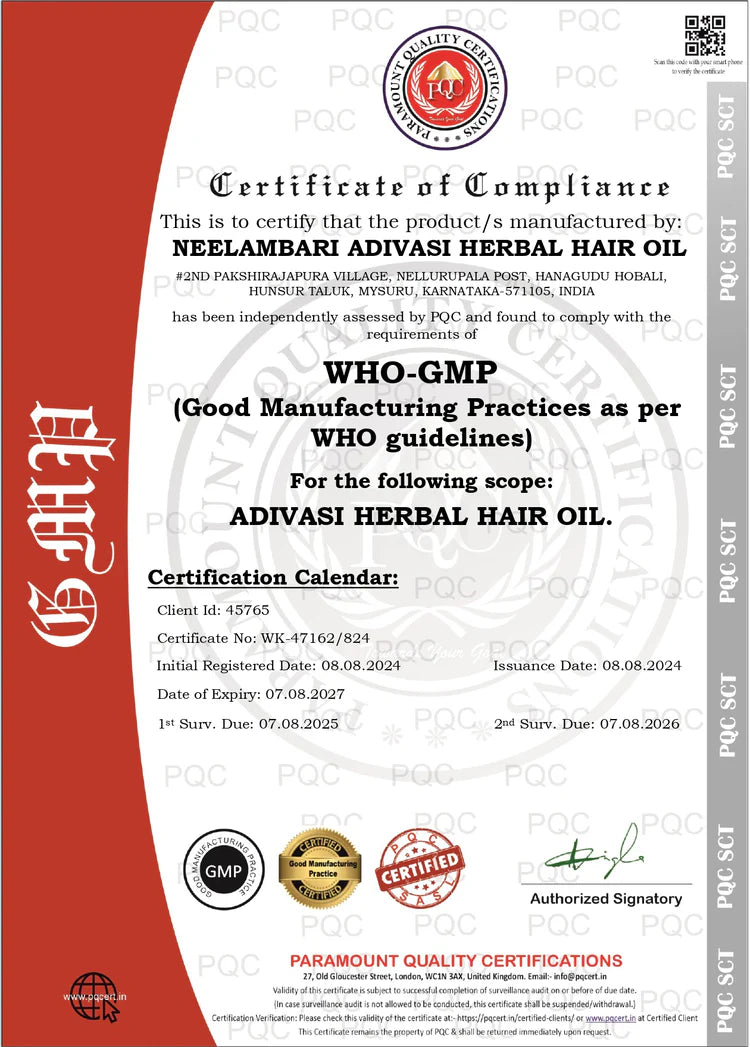 Adivasi Neelabari Herbal Hair Oil